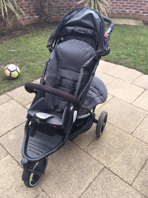 second hand double pushchair